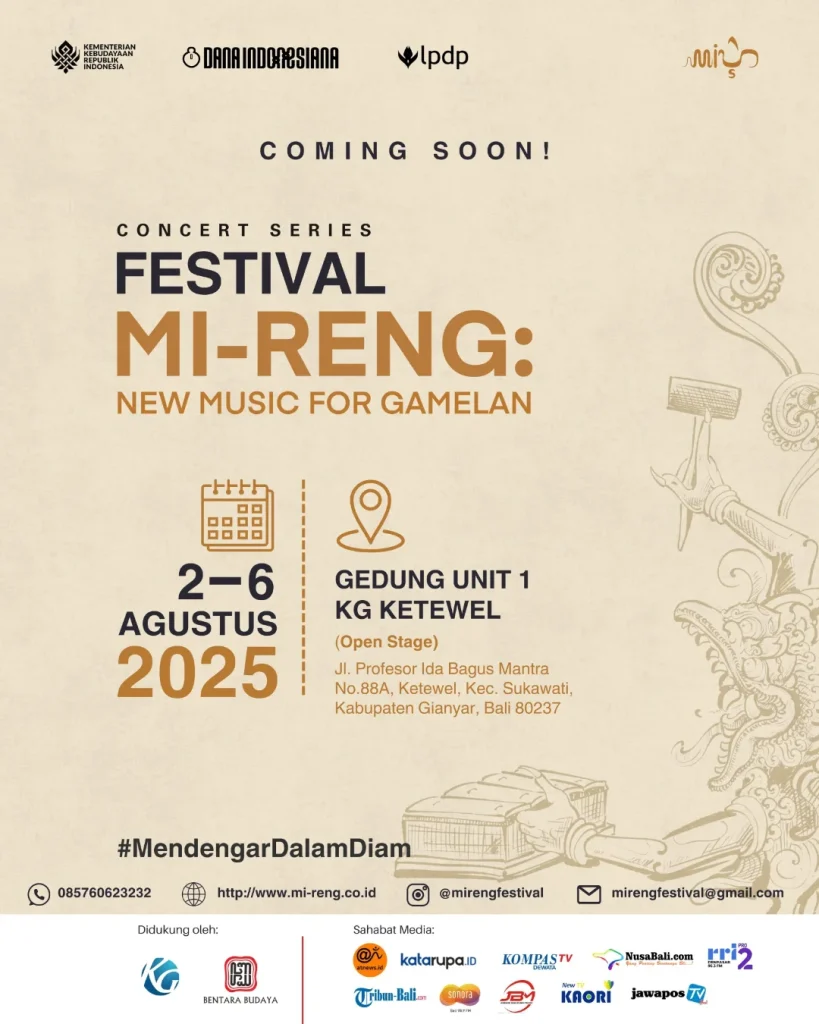 Paras - Cultural Events in Bali - MI RENG Concert Series