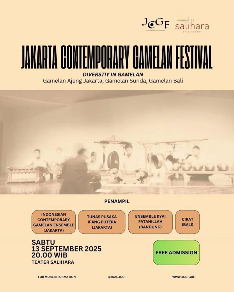 Paras - Cultural Events in Bali - Jakarta Contemporary Gamelan Festival