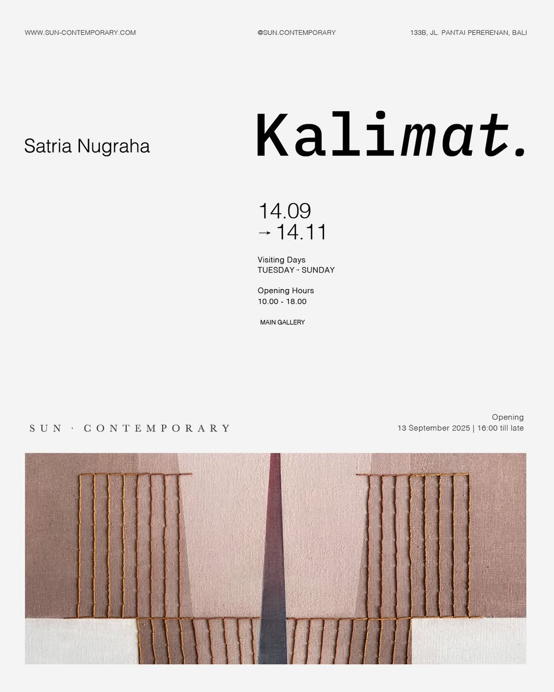 Paras - Cultural Events in Bali - Sun Contemporary - Kalimat