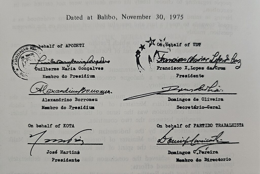 Paras - Balibo Declaration - Balibohong Declaration 01
