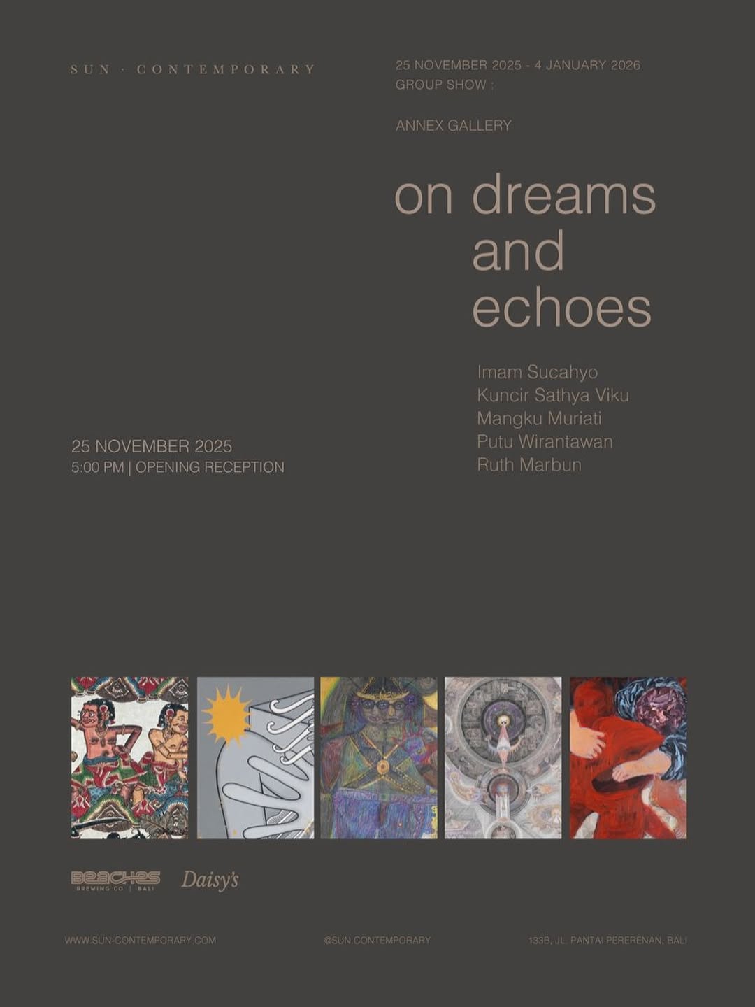 Paras - Cultural Events in Bali - Sun Contemporary - on dreams and echoes